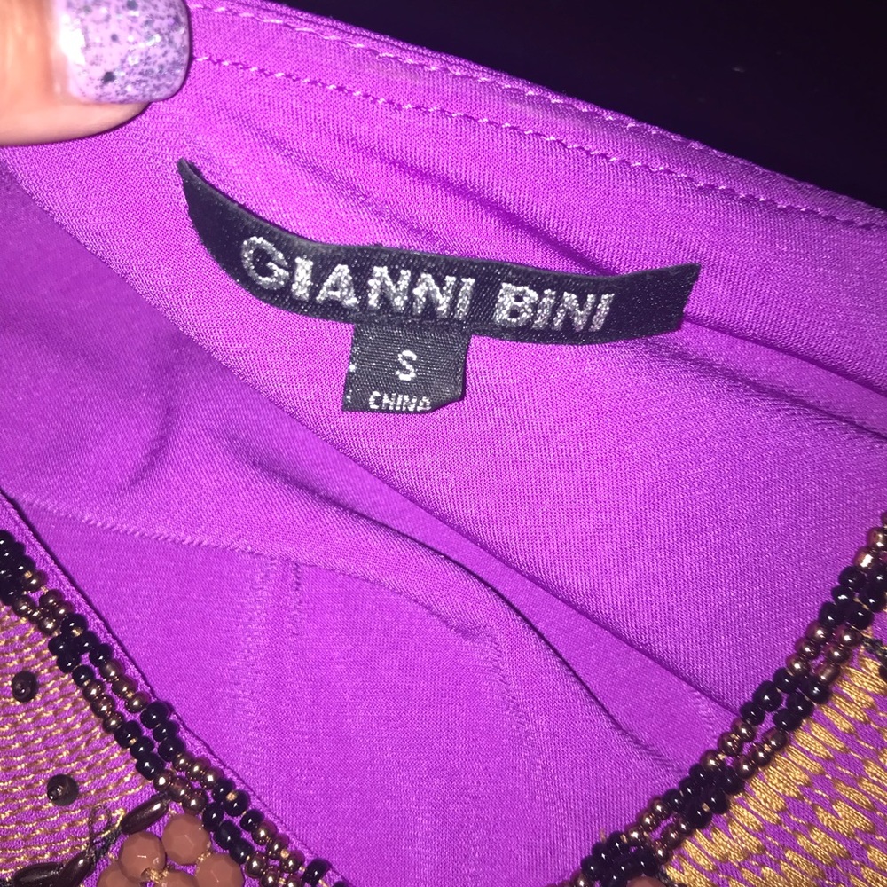 Gianni Bini colorful dress with beads - Picture 3 of 4